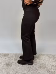 Ylva stretchbyxa ankel mörkbrun
