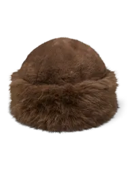 Safina mössa mörkbrun