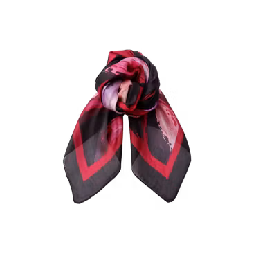 Mauve silk scarf