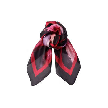 Mauve silk scarf