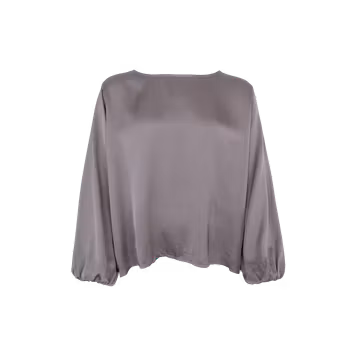 Mabel långärmad blus taupe