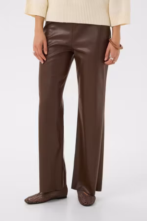 Dowie flared pants brun