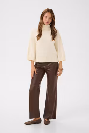 Dowie flared pants brun