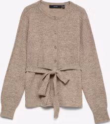 Teak stickad cardigan moon rock