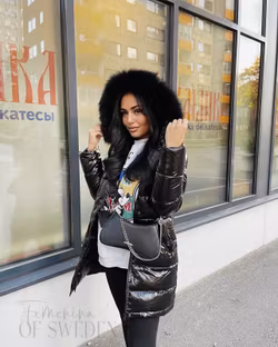 GLOSS JACKET ALL BLACK