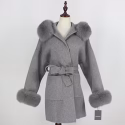 ANGELINA COAT GREY