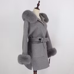 ANGELINA COAT GREY