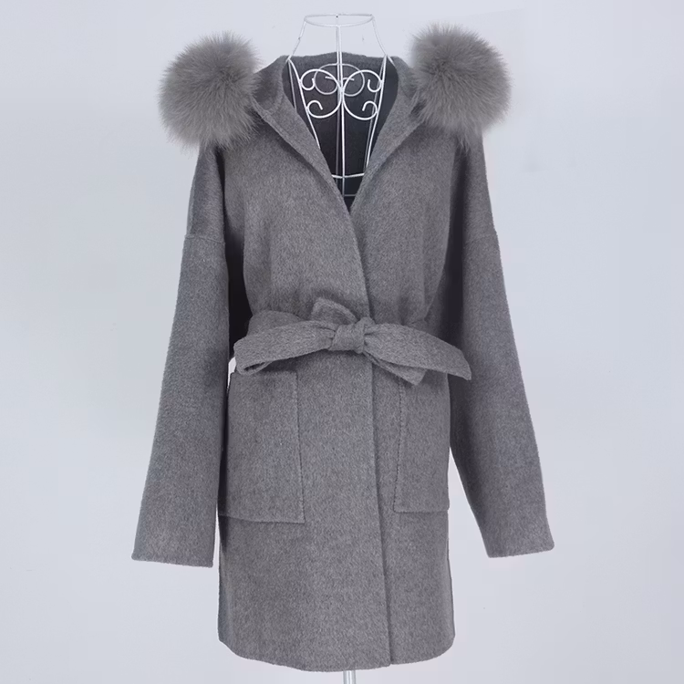 VALENTINA COAT GREY