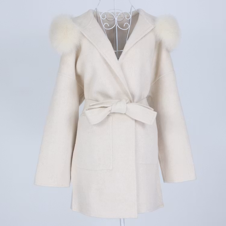 VALENTINA COAT WHITE