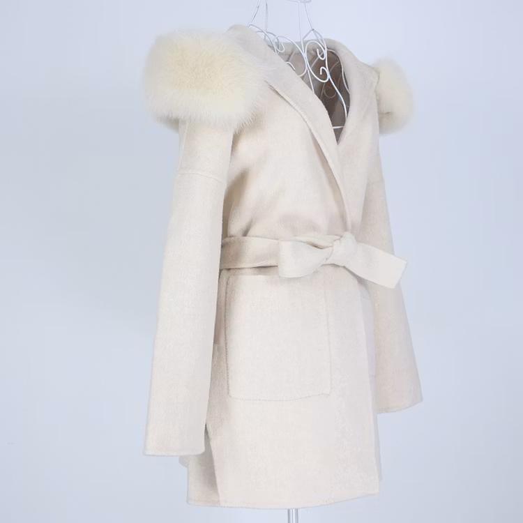 VALENTINA COAT WHITE