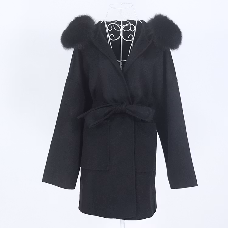 VALENTINA COAT BLACK