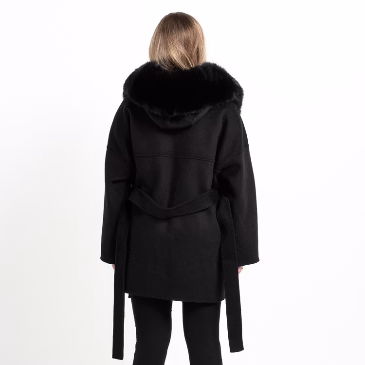 VALENTINA COAT BLACK