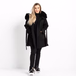 VALENTINA COAT BLACK