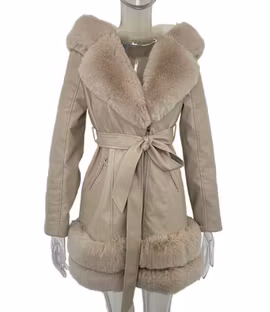 SARAH JACKET LONG ALL BEIGE