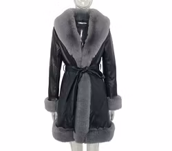 CECE JACKET LONG BLACKGREY