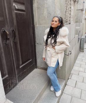 VALENTINA COAT WHITE