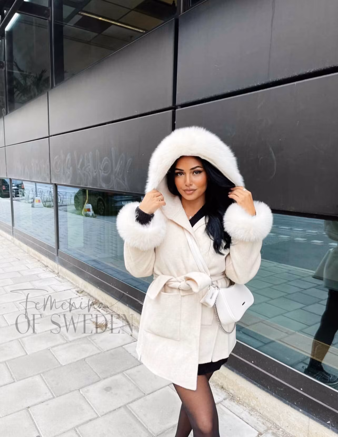 ANGELINA COAT WHITE