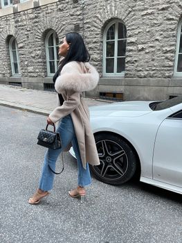 GIOVANNA COAT NUDE