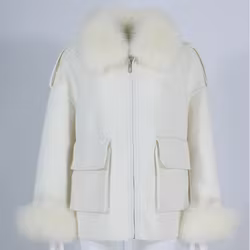 CHLOE COAT PEARL