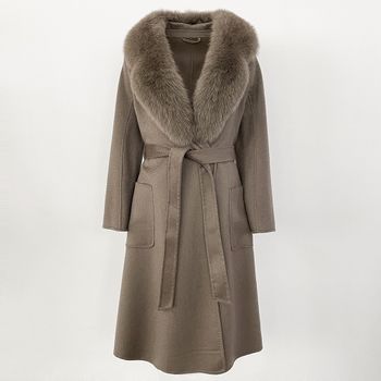 LILLY COAT DARK BEIGE