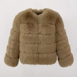 CANNES JACKET FAKE FUR BEIGE