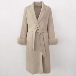 SYDNEY COAT LONG BEIGE