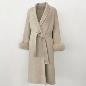 SYDNEY COAT LONG BEIGE