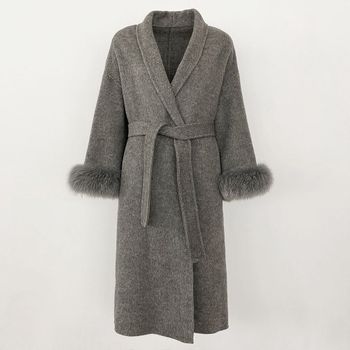 SYDNEY COAT LONG GREY