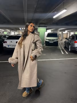 SYDNEY COAT LONG KHAKI