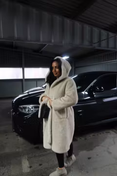 MINK FAKE FUR COAT
