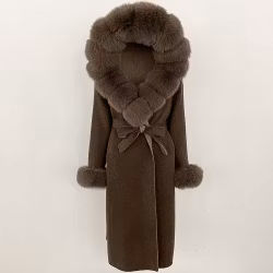 DILARA COAT FULL BROWN