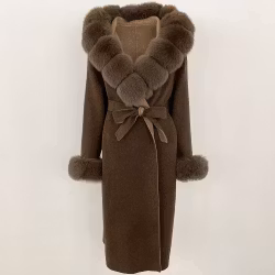 DILARA COAT FULL BROWN