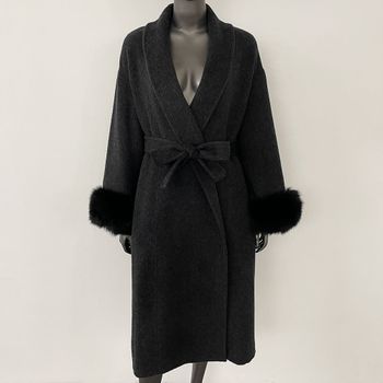 SYDNEY COAT LONG BLACK