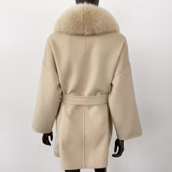 LILLY COAT SHORT BEIGE
