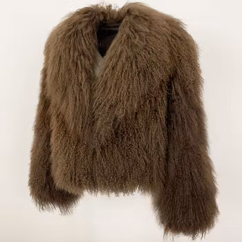 ROCHELLE SHEARLING COAT KHAKI