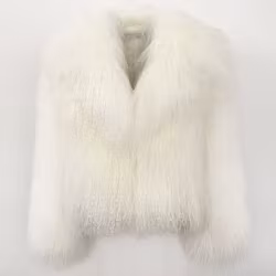 ROCHELLE SHEARLING JACKET WHITE