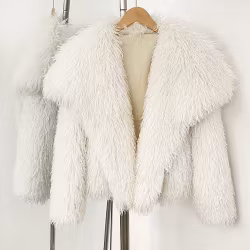 PAOLA FAKE FUR WHITE