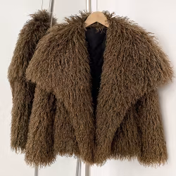 PAOLA FAKE FUR COCOA