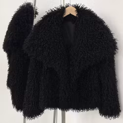 PAOLA FAKE FUR BLACK