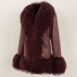 HANNAH SHEARLING JACKET BOUGOURY