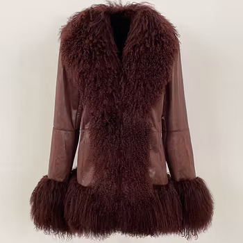 HANNAH SHEARLING JACKET BOUGOURY