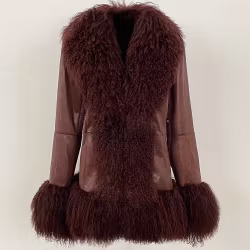 HANNAH SHEARLING JACKET BOUGOURY