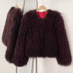 CANNES SHEARLING JACKET SHORT BOUGOURY