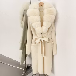 YARA LONG CARDIGAN JACKET WHITE