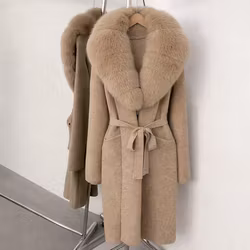 YARA LONG CARDIGAN JACKET BEIGE