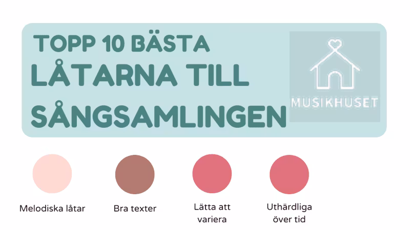 Lista - Topp 10 bästa låtarna att sjunga med barn