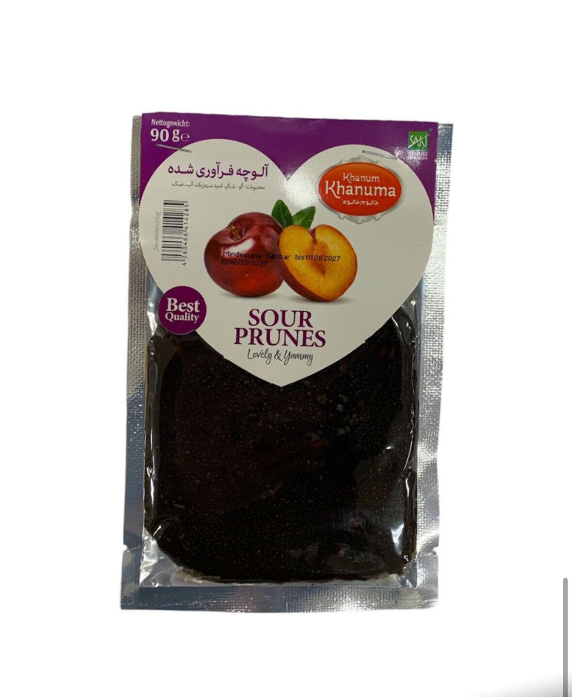 Sura plommon puré