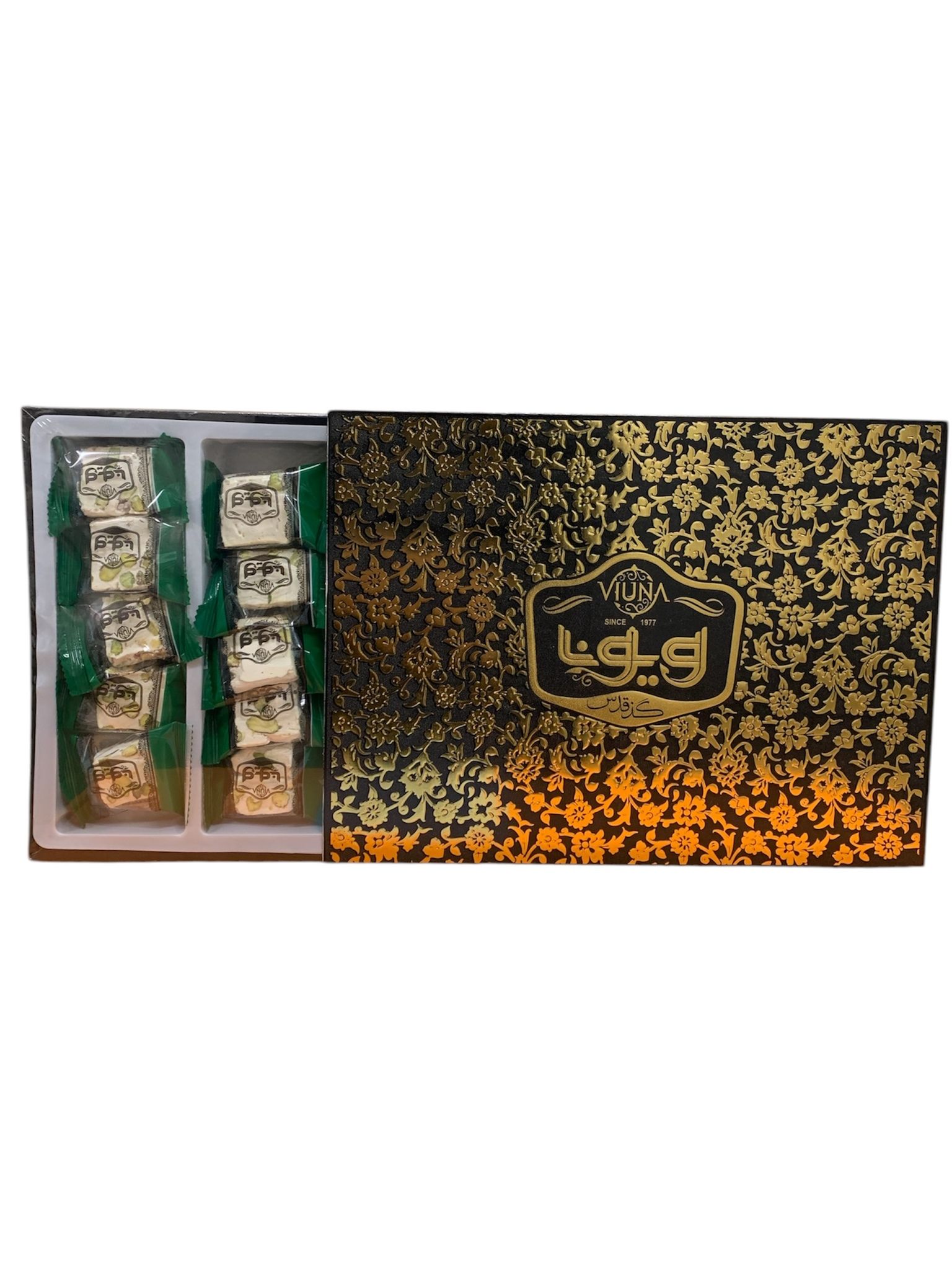Gaz med Pistage 25% 200 gram - Viuna