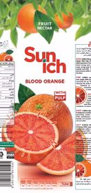 Sun Ich Blodapelsin 1lit