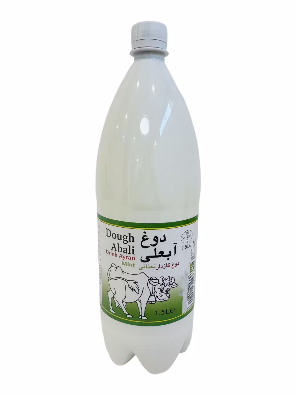 Abali Dogh Kolsyrad Ayran med mintsmak 1500ml دوغ گازدار با طعم نعناع
